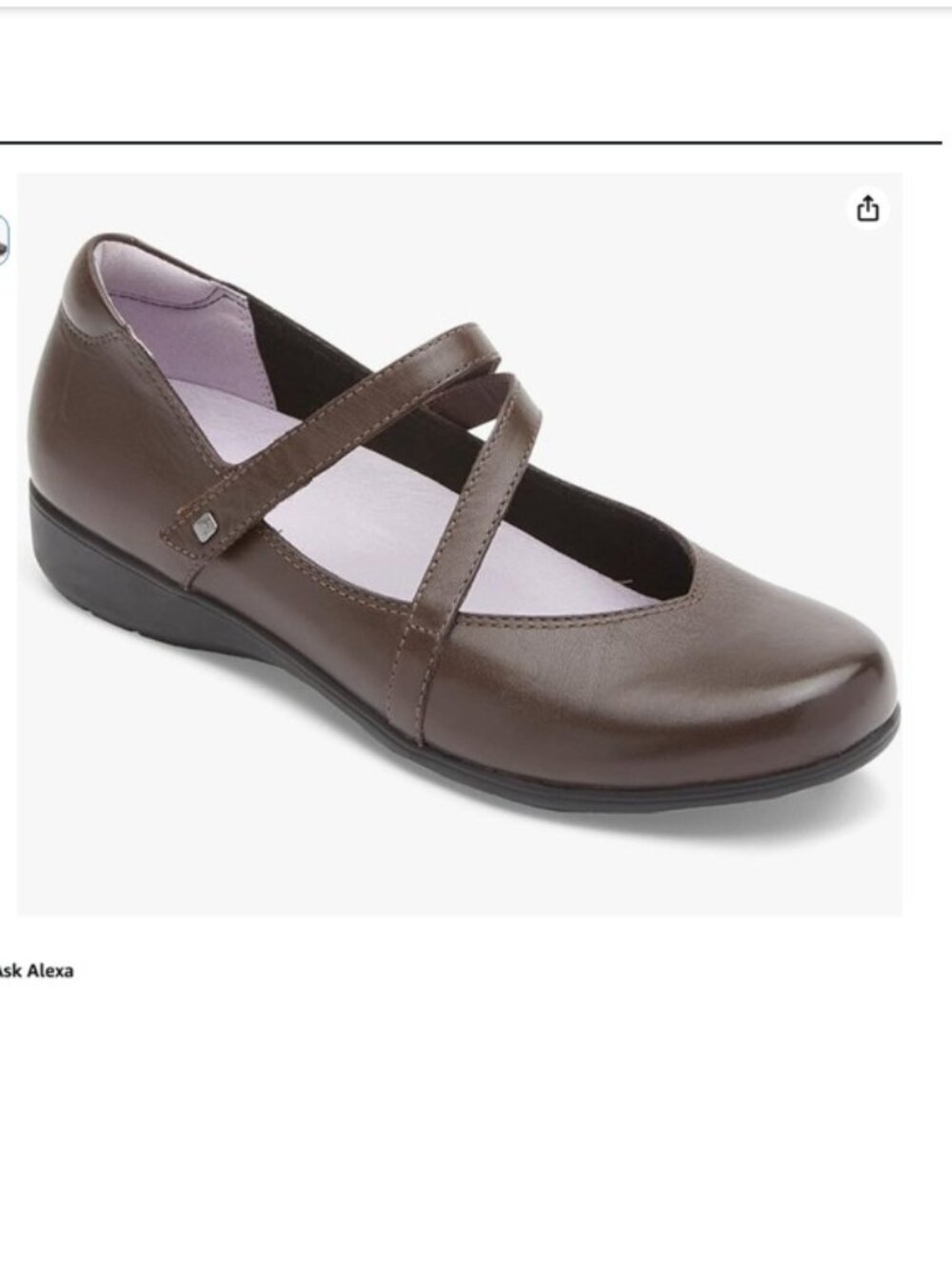 Aravon Women's Brown Leather  Flats Size 11 like new